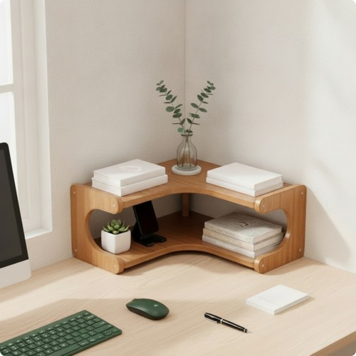 Corner desktop rack - desktop,