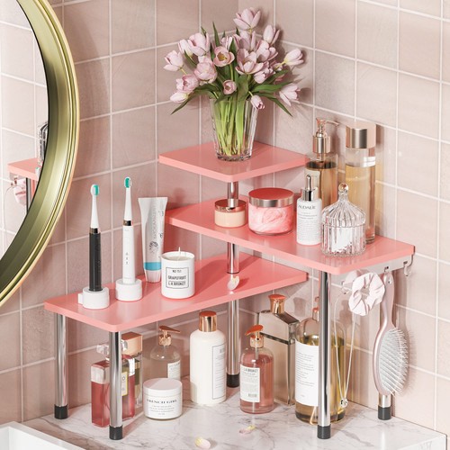 3tier bamboo corner shelf - 3tier,