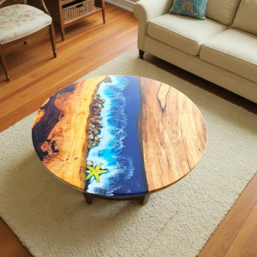 Ocean epoxy coffee - coffee, side